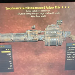 Weapon | EXE E Railway Rifle/90RW