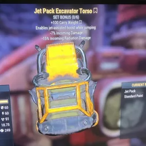 Excavator Jet Pack Chest