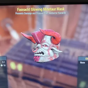 Glowing Minotaur Mask