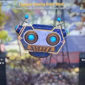 Glowing Robot Mask