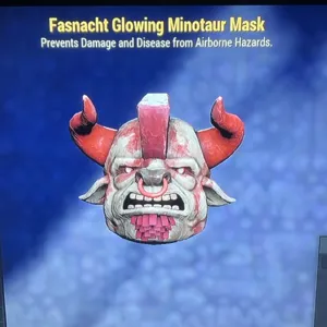 Glowing Minotaur Mask