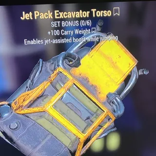 Excavator Jet Pack Torso