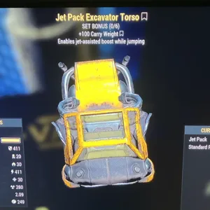 Excavator Jet Pack Torso