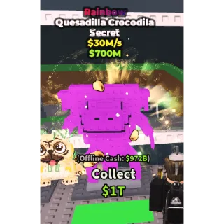 Steal a brainrot Quesadilla crocodil