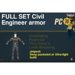 Civil Engineer armor Unyielding 