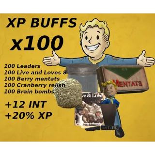 XP BUFF BUNDLE +12 INT +20%XP