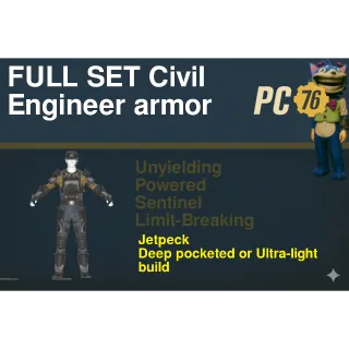 Civil Engineer armor Unyielding 