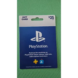 $25.00 USD PlayStation Store