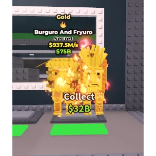 Gold Burguro and Fryuro 937.5m/s