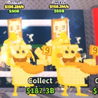 2x Gold La secret Combinasion 156.2m