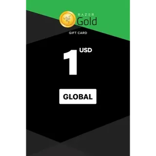 $1.00 USD Razer Gold (Global) - Digital Key