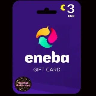 €3.00 EUR Eneba Gift Card | EU | INSTANT