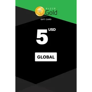 $5.00 USD Razer Gold (Global) - Digital Key