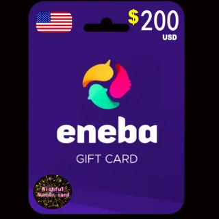 $200.00 USD Eneba Gift Card | US | INSTANT