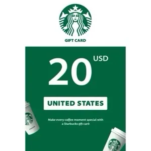 $20.00 USD Starbucks