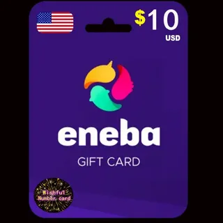 $10.00 Eneba Gift Card | US | INSTANT
