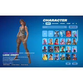 Stacked Fortnite account with almost every marvel skin