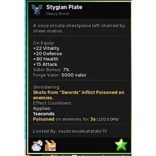 pixel quest laevateinn, stygian plate and Fall banner 