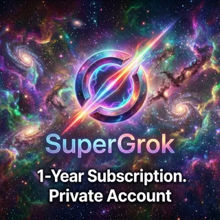 [ %87 OFF - WHOLESALE FLASH DEAL ] SuperGrok - 1 Year Annual Subscription. Private Account