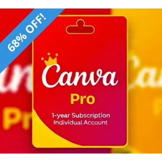 [⚡FLASH SALE- 68% OFF] Canva Pro [1 Year/12 Months Subscription] - Individual Account