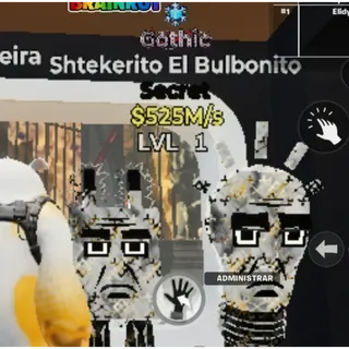 Shtekerito El Bulbonito Gotic Steal The Brainrot 1 Trait