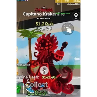 Capitano Krakenfire Darkness Steal The Brainrot 