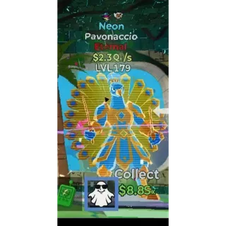 Pavonaccio Neón 2Traits Steal The Brainrot Fortnite 