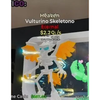 Vulturino Skeletono Heaven 2.2 Qi/s Steal the Brainrot 