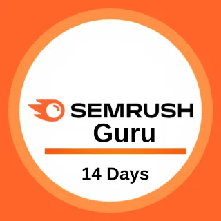 Semrush Guru Account - 14 Days