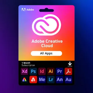 Adobe Creative Cloud 1 Month