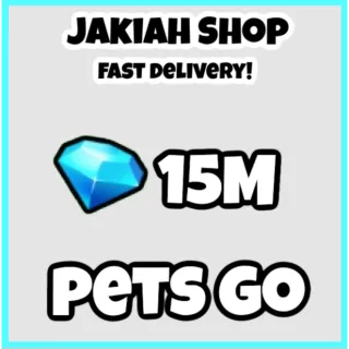 15m gems pets go