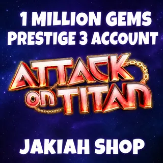 AOTR Gems and Presige 3 Account
