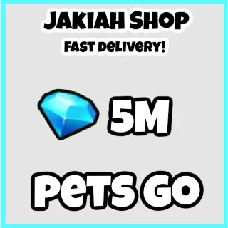 5m gems pets go