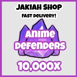 10000 trait crystal anime defenders