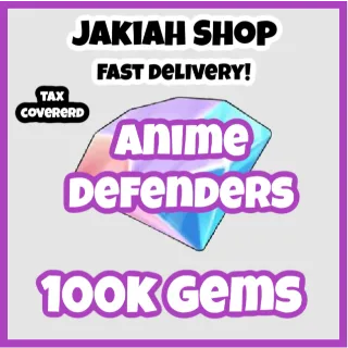 Anime defenders gems