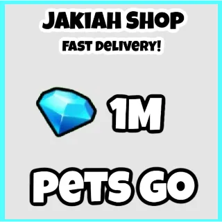 1M Gems Pets Go