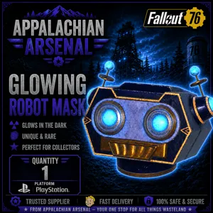 Glowing Robot Mask