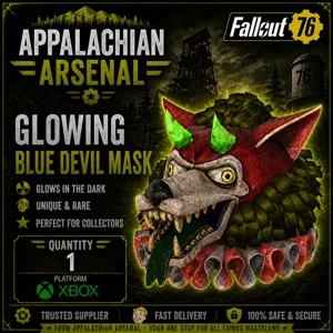 Glowing Blue Devil