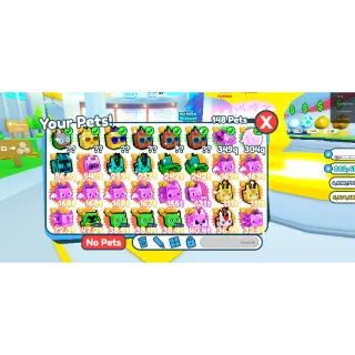 PET SIMULATOR X.  Giving away only the items shown in screenshot!