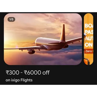 Ixigo flight discount (30% off upto 6k)