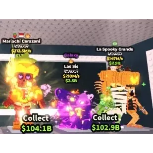 La spooky grande, Galaxy las sis, strawberry mariachi