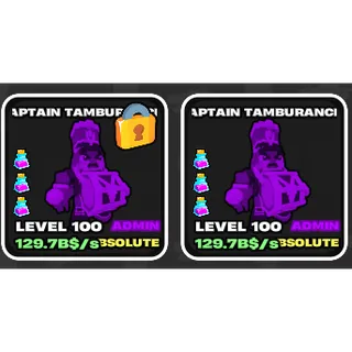2 CAPTAIN ADMIN 3 POTION LVL 100