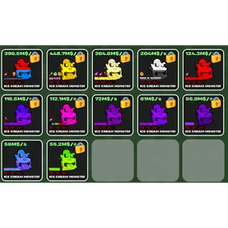 Pick 2  Ice Cream Monster 
