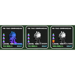 TIC TAC BUNDLE LVL 100