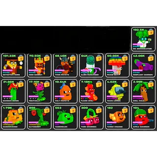 full collection samourai fruits 