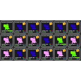 PACK 18 PALADIN 17.43M-14.6M LVL 50