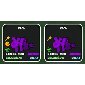 2 wl admin lvl 100