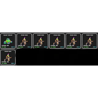 1 blast melon / 6 punk kiwi LVL 50