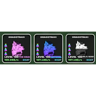 DragoTraxi bundle LVL 100
