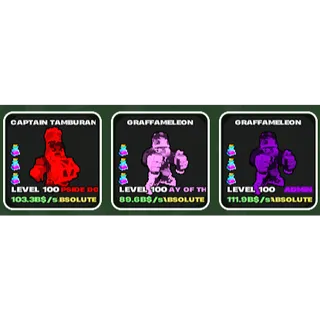 GRAFFAMELEON CAPTAIN UPSIDE DOWN/ADMIN/DOTC  WEEK BUNDLE 